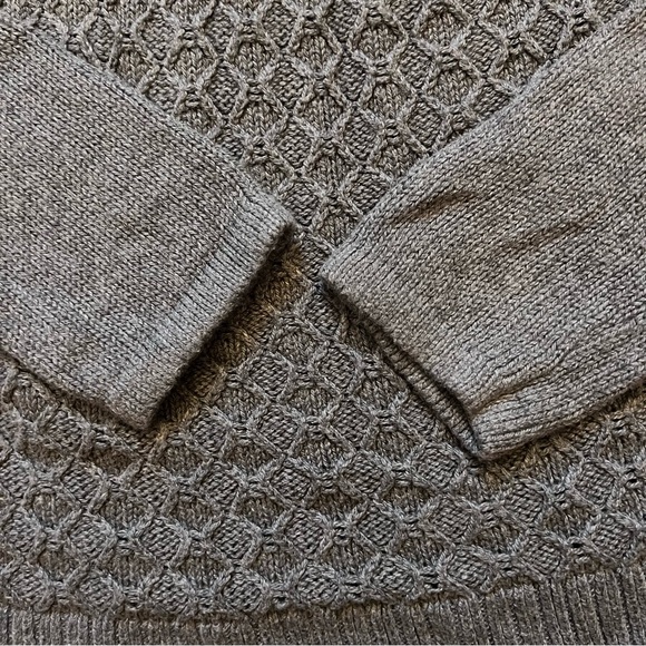 Lilla P Angora Rabbit Cashmere Blend Cable Knit Sweater Women’s Size L - Picture 5 of 8